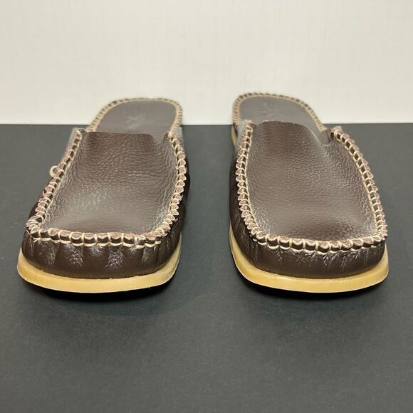 Womens SOUL OF AFRICA Nerina Khulani Leather Slip On Loafers / Size 7.5 - EU 38 - Picture 3 of 9